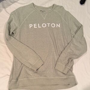Peloton Men's Light Green Crewneck Sweater